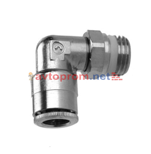 Фитинг угловой поворотный S6520 6мм-1/8” Camozzi в Автопром Фитинг угловой поворотный S6520 6мм-1/8” Camozzi
