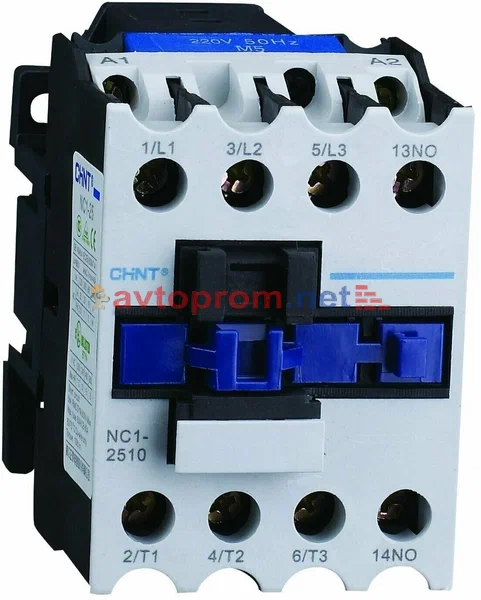 Контактор NC1-2510 25А 230В АС31НО 50Гц CHINT 221865 в Автопром Контактор NC1-2510 25А 230В АС31НО 50Гц CHINT 221865