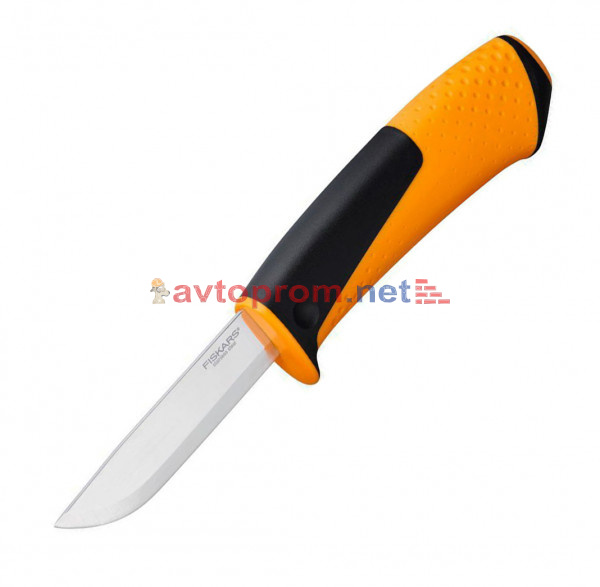 Нож универсальный Fiskars 1023618 с точилкой (215мм) в Автопром Нож универсальный Fiskars 1023618 с точилкой (215мм)