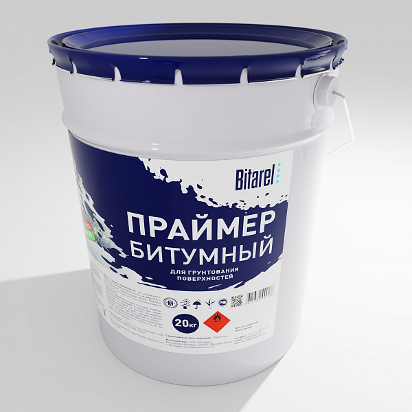 Праймер битумный Bitarel 20л в Автопром Праймер битумный Bitarel 20л