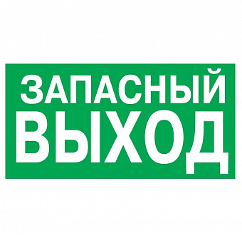Указатель запасного выхода (100х200) Е23 в Автопром