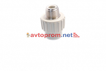 Переход длинный на наружнюю резьбу 20х1/2" PP в Автопром