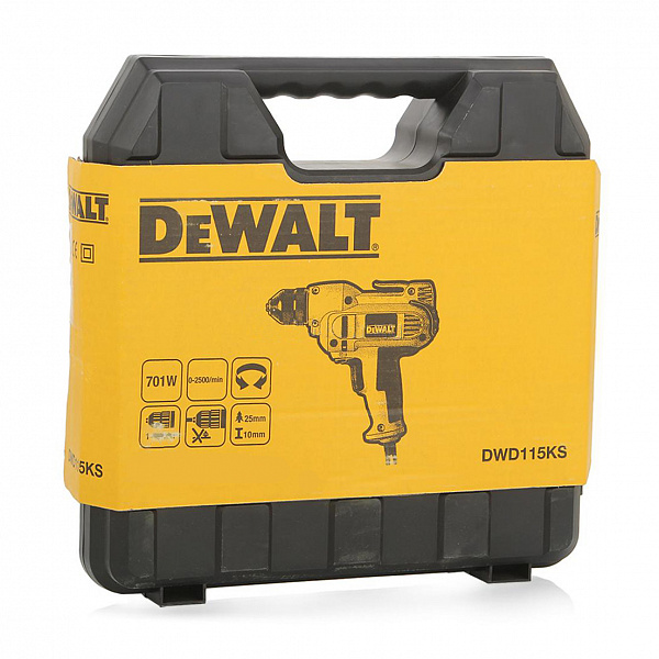 Дрель безударная DeWALT DWD115KS-QS 701Вт в Автопром Дрель безударная DeWALT DWD115KS-QS 701Вт