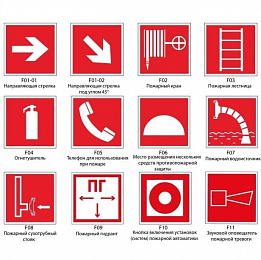 Знаки пожарной безопасности