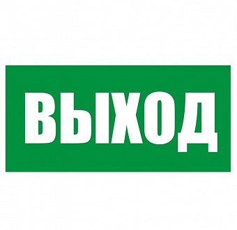 Указатель выхода (100х200) Е22 в Автопром