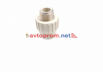 Переход длинный на наружнюю резьбу 25х3/4" PP в Автопром