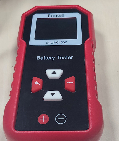 Тестер аккумуляторных батарей с LCD-дисплеем Micro-500