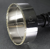 Коронка алмазная по кафелю 120мм со сверлом Diamond Industrial DIDCSC120 в Автопром Коронка алмазная по кафелю 120мм со сверлом Diamond Industrial DIDCSC120