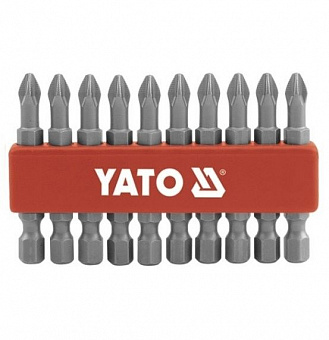 Набор бит односторонние PH 2х50 (10 шт) YATO (YT-0478) в Автопром